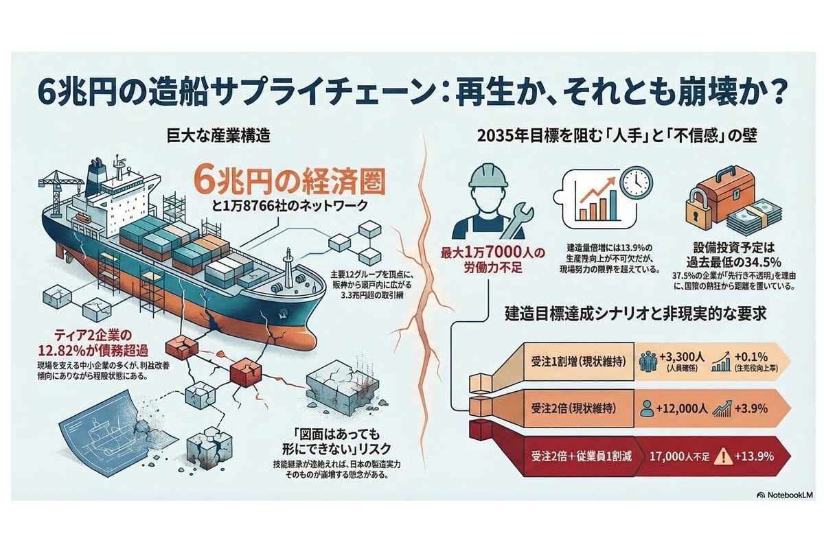 造船サプライチェーン：再生か崩壊か。