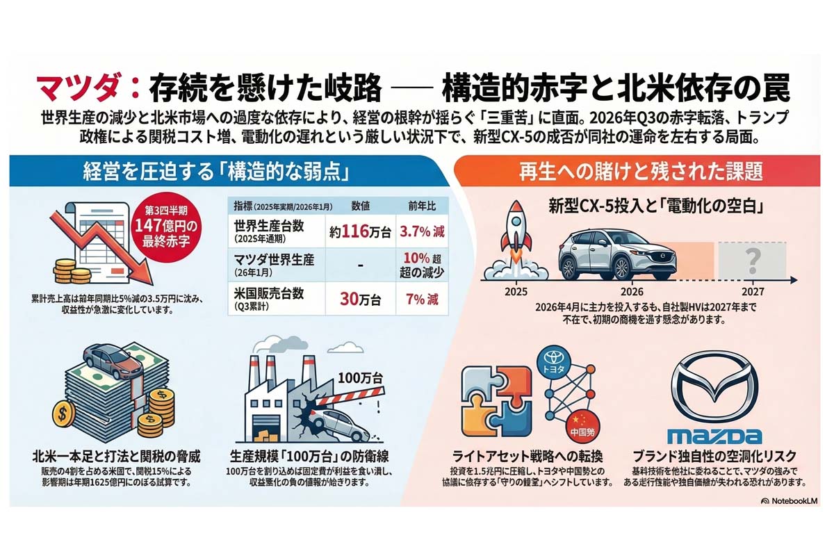 自動車メーカーの存続を懸けた岐路。