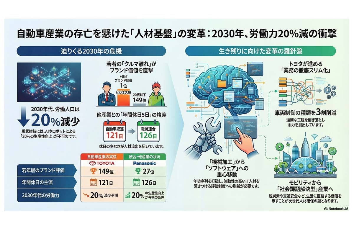 自動車産業の人材基盤変革。