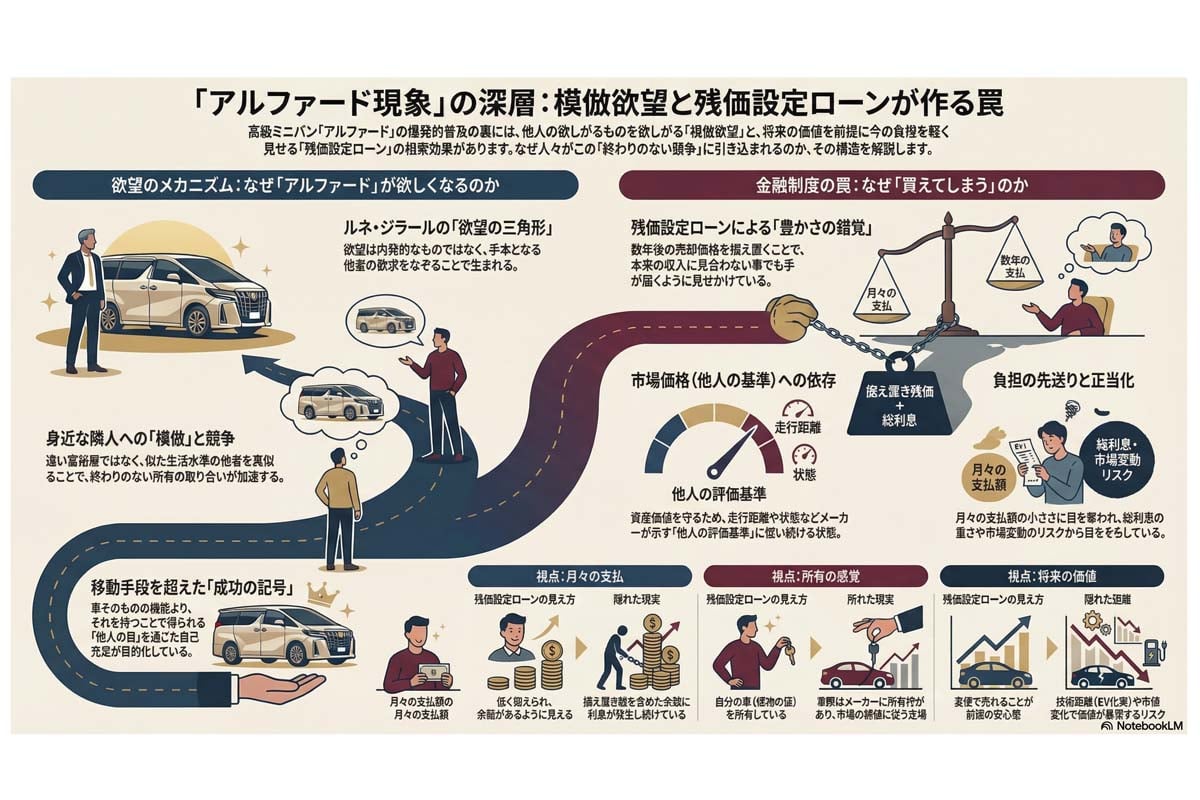 高級ミニバン現象の構造。