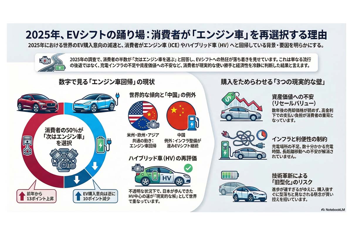 2025年、EVシフトの踊り場と回帰。