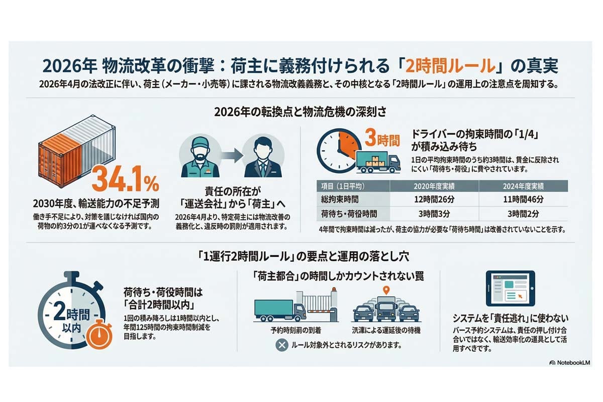 2026年物流改革の真実。