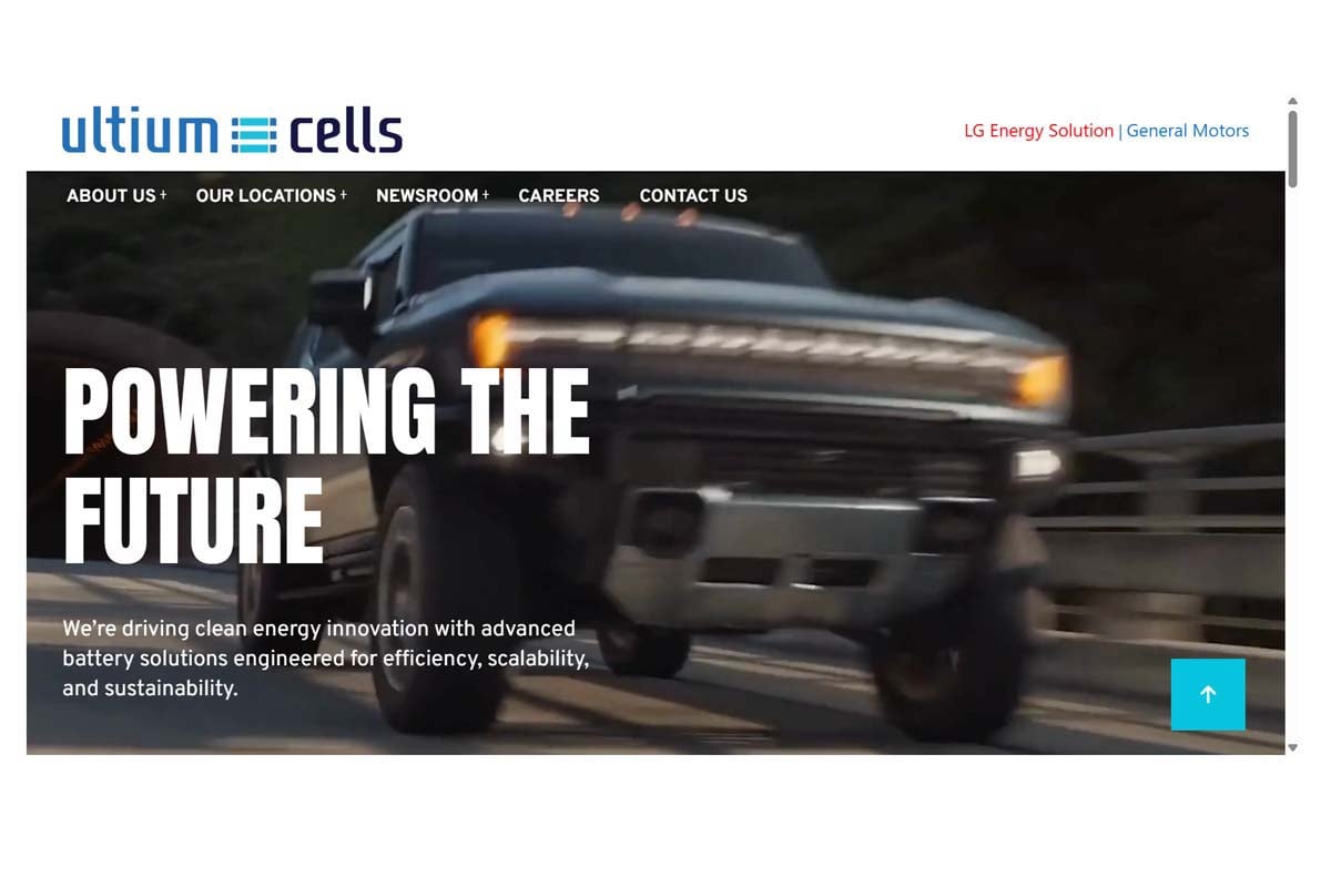 アルティウム・セルズのウェブサイト（画像：アルティウム・セルズ）