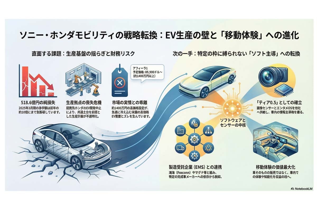 EV事業の戦略転換と今後の展望。