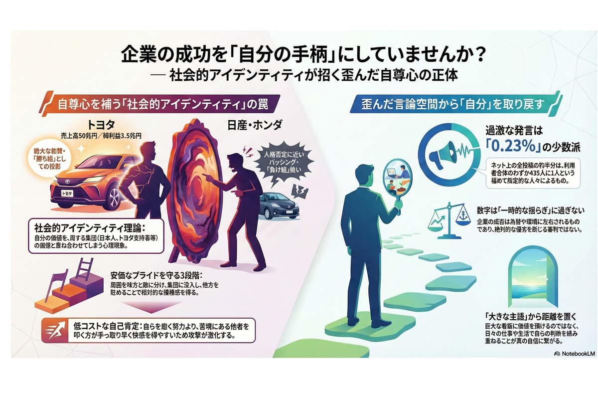 企業の成功と歪んだ自尊心。