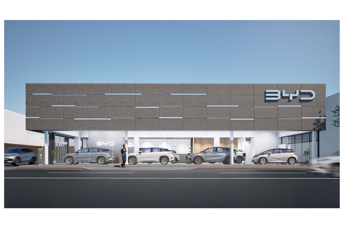 埼玉県川越市「BYD AUTO 川越」のイメージ（画像：BYD JAPAN）