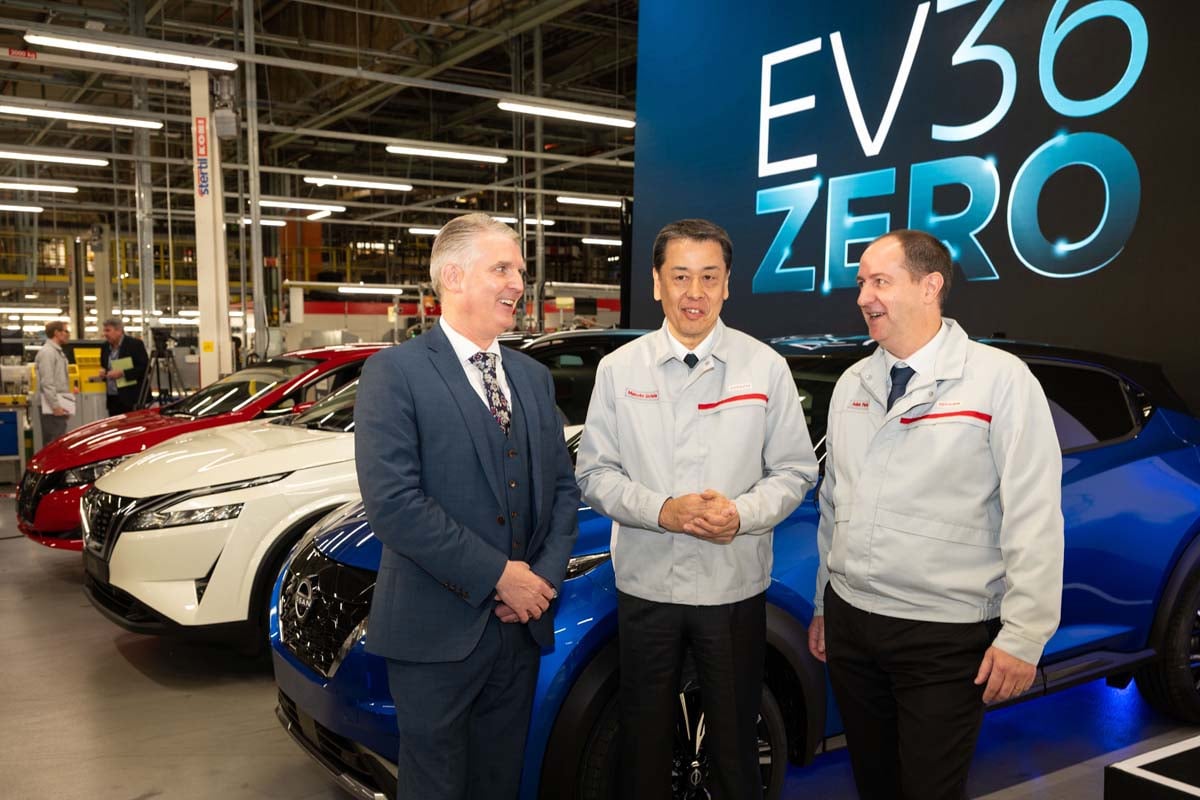 日産自動車の英国サンダーランド工場。2023年撮影（画像：日産自動車）