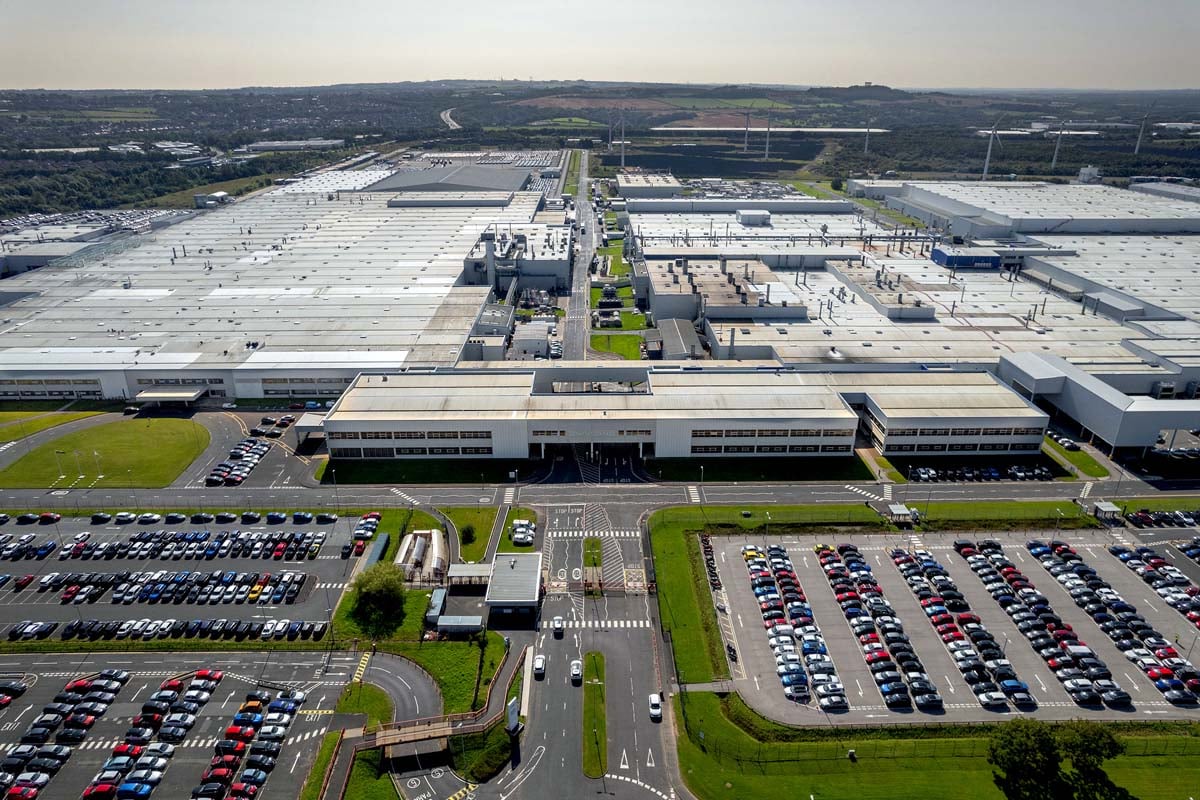 日産自動車の英国サンダーランド工場。2023年撮影（画像：日産自動車）