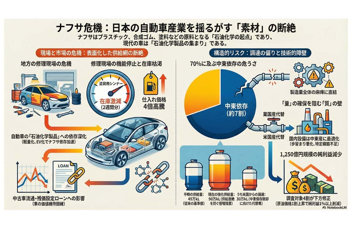 ナフサ危機と日本の自動車産業。