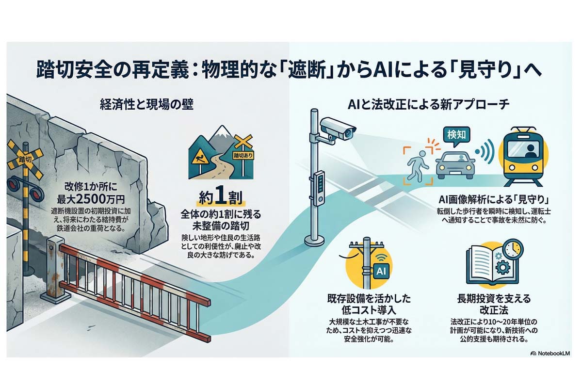 AIによる踏切安全の再定義。