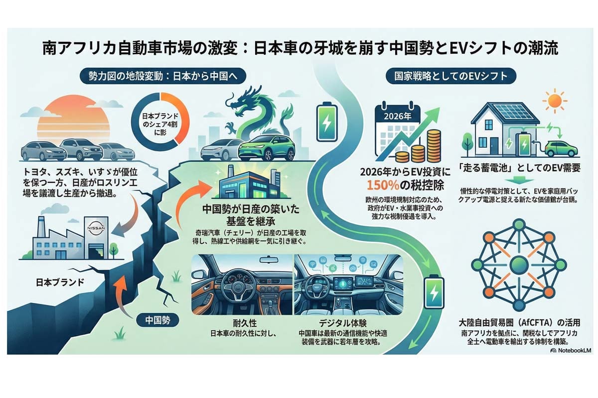 南アフリカ自動車市場の激変。