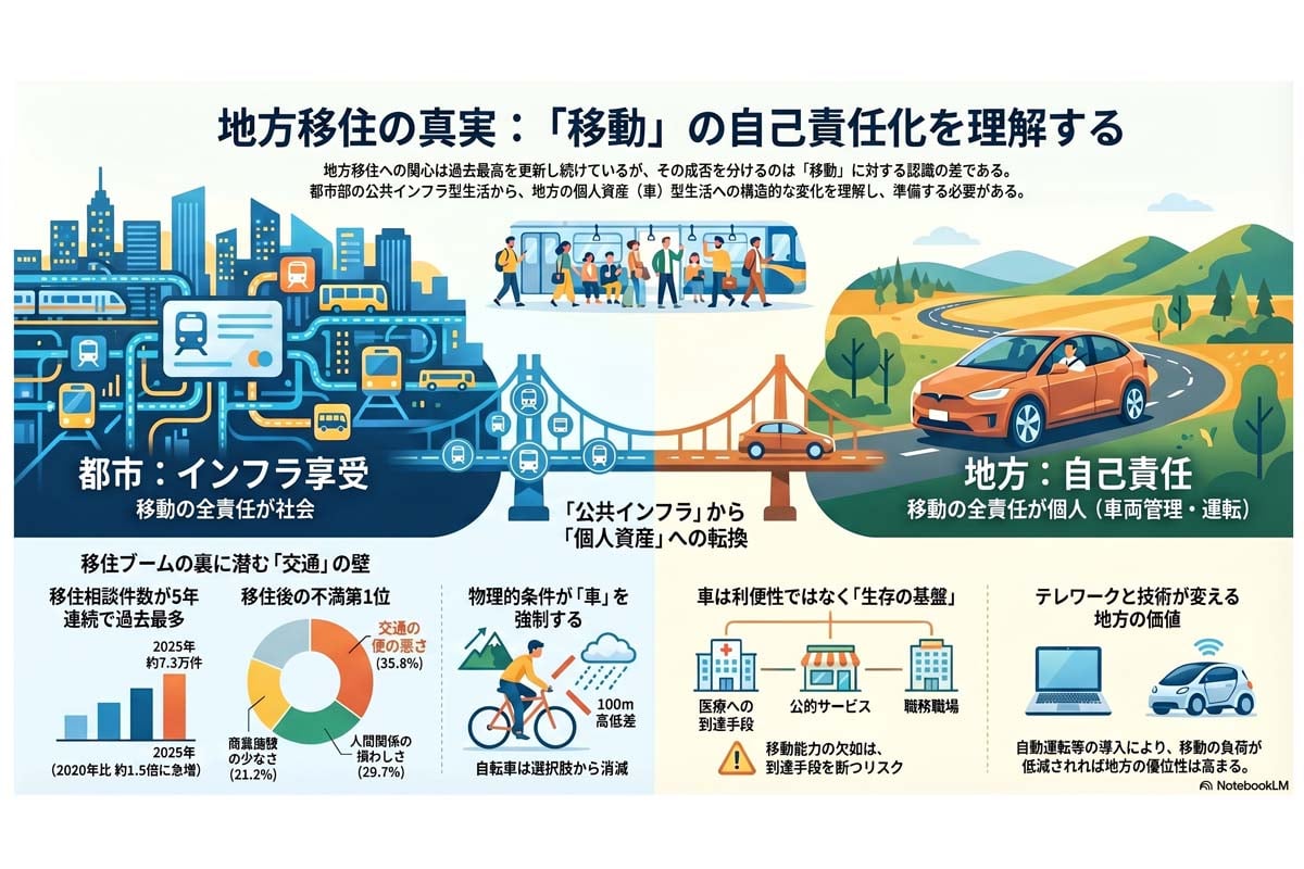 地方移住と移動の自己責任。