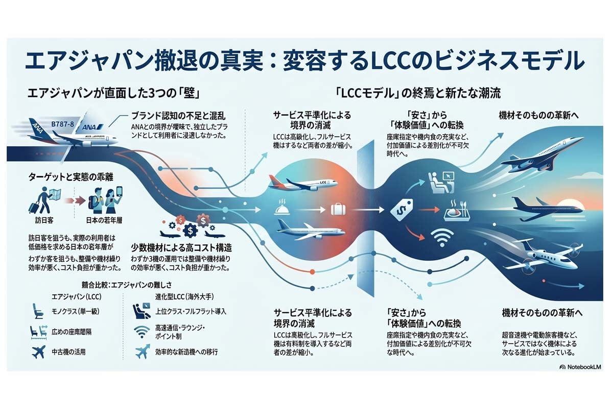 変容するLCCのビジネスモデル。