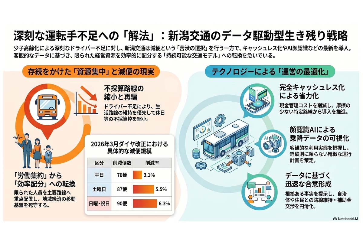 バス事業者のデータ活用戦略。