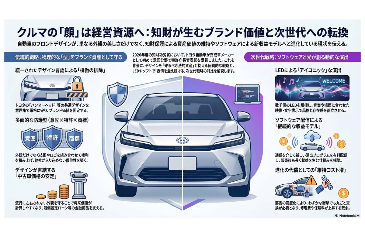 自動車デザインと知財戦略。