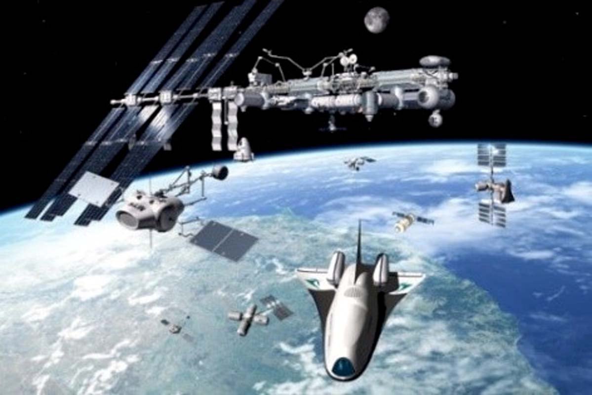 地球低軌道のイメージ（画像：宇宙航空研究開発機構）