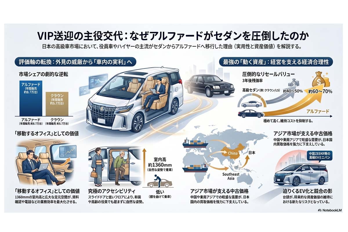 高級ミニバン躍進の理由（画像：Merkmal編集部）