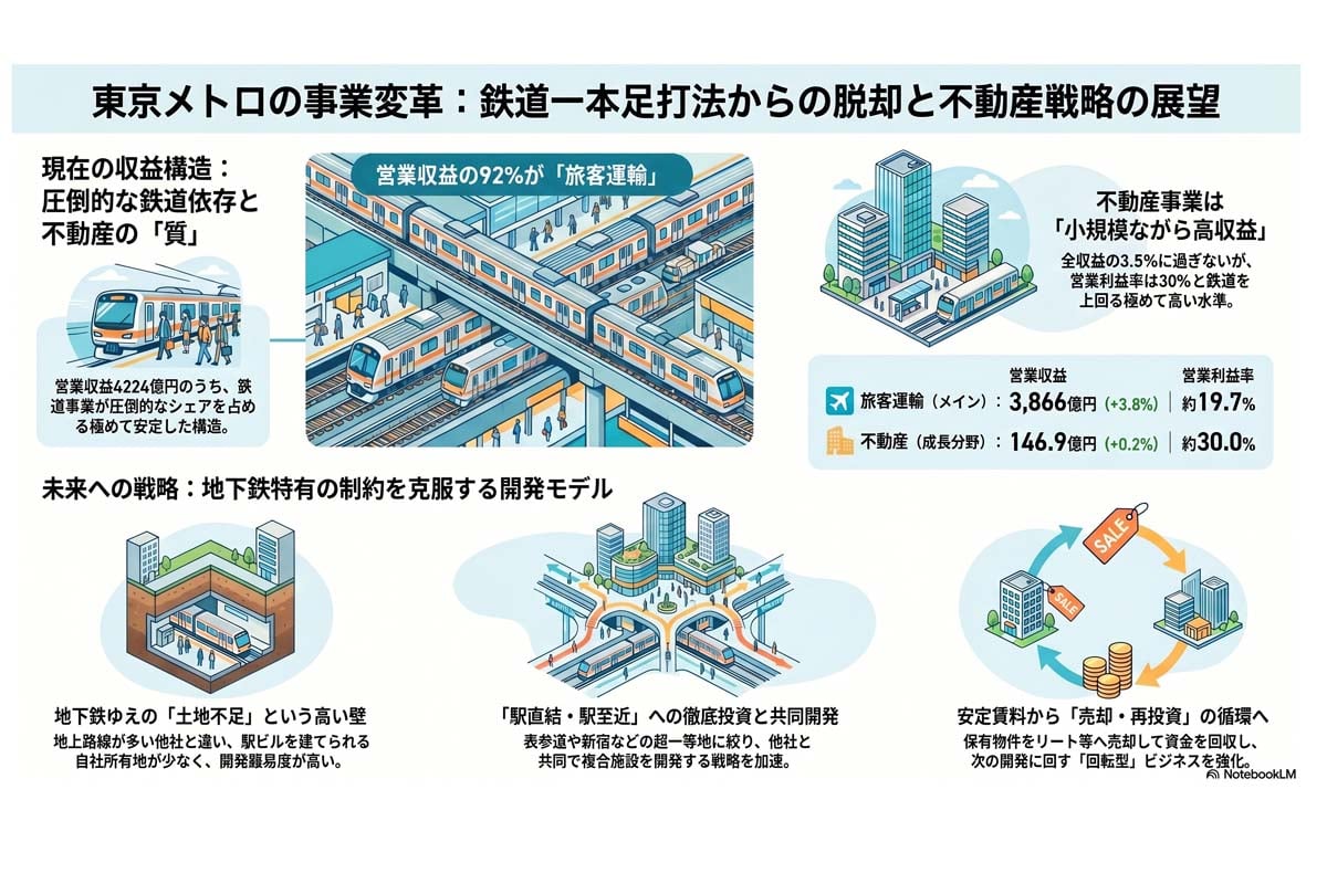 地下鉄事業の変革戦略（画像：Merkmal編集部）