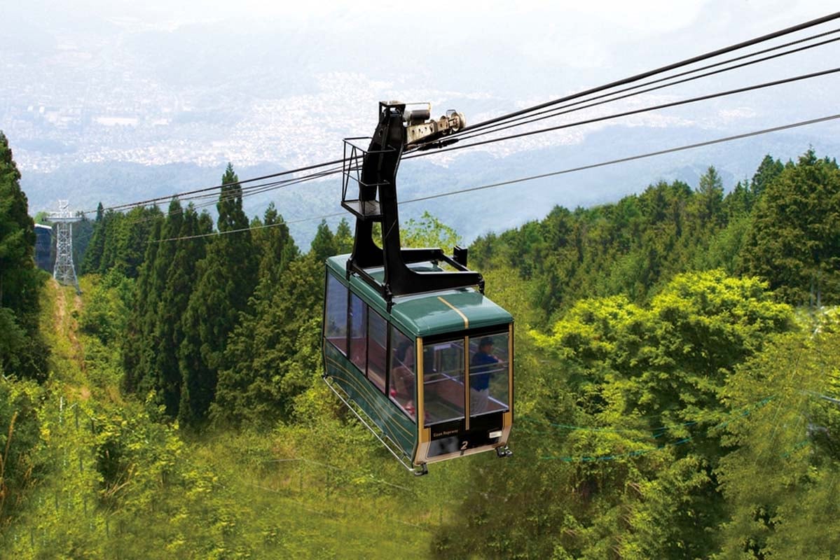 京福電気鉄道が運行する叡山ロープウェイ（画像：京福電気鉄道）