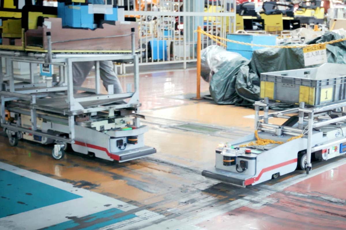 使用済みバッテリーのサーキュラ―エコノミーモデル（AGV）（画像：日産自動車）