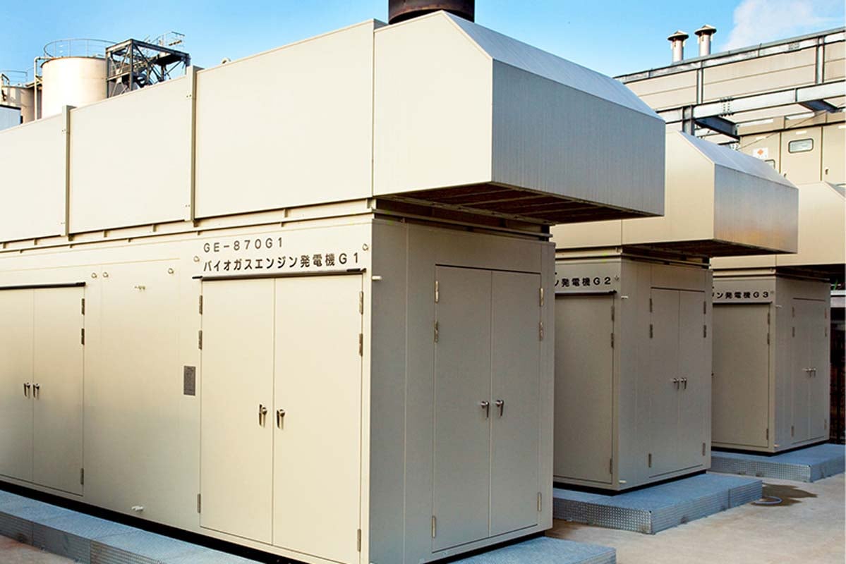 バイオガス発電機(画像:霧島酒造)