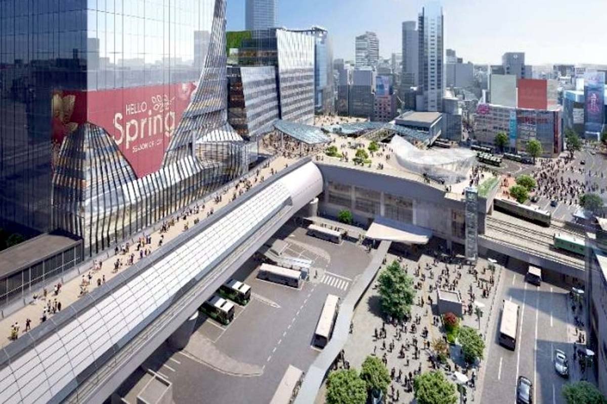 開発が進む渋谷(画像:東急)