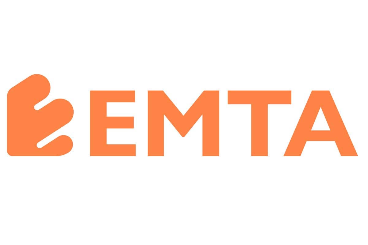 日本市場における新自動車ブランド「EMTA」のロゴ（画像：EMT）