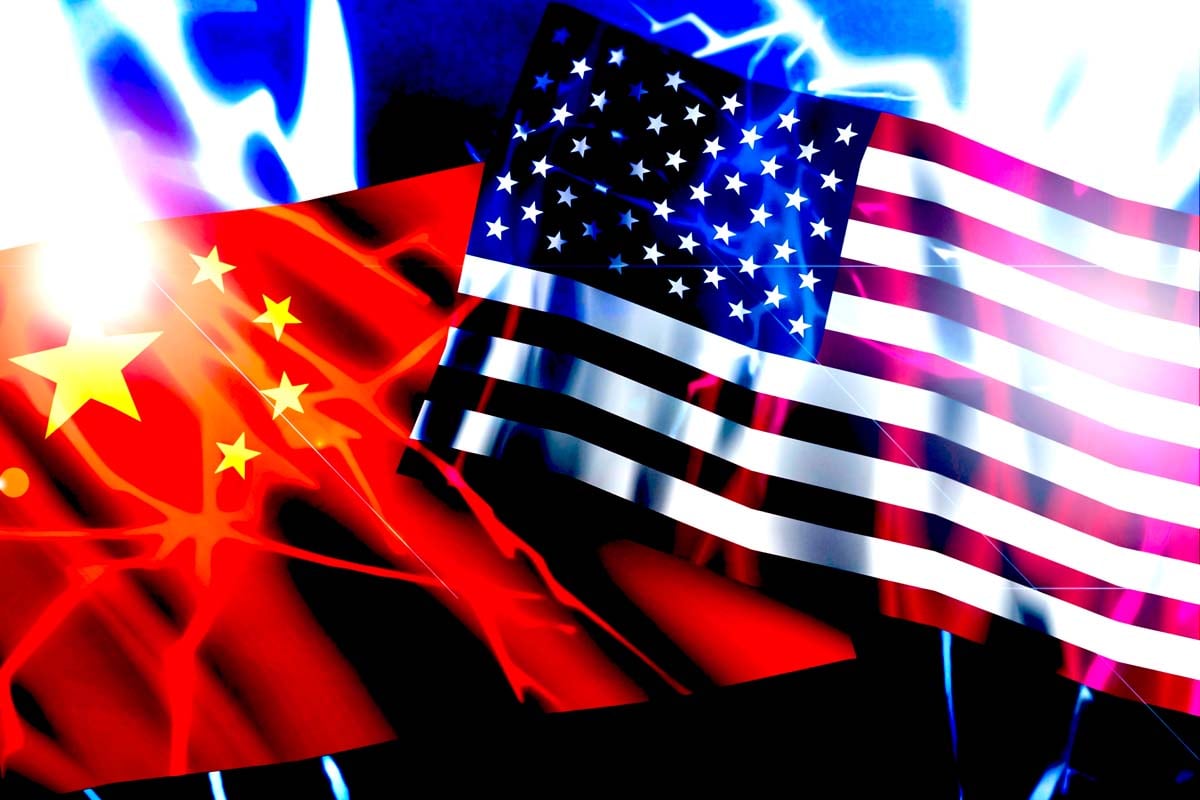 中国と米国イメージ（画像：写真AC）