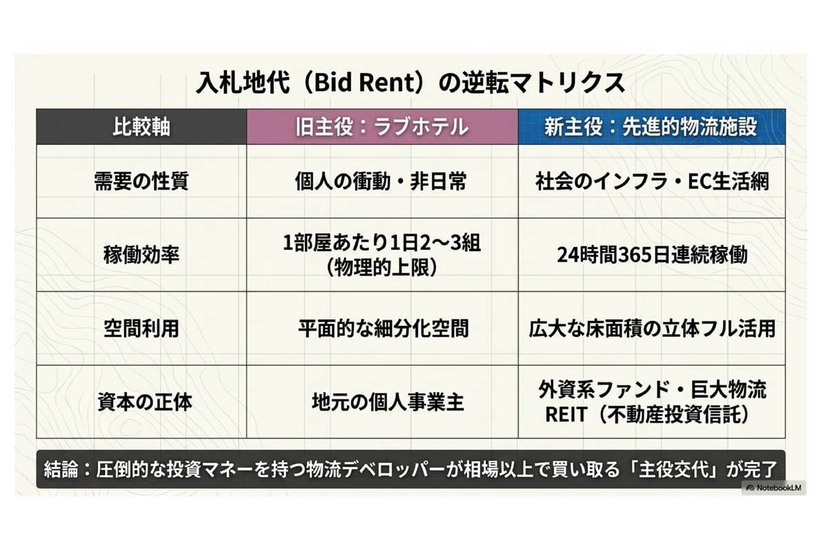 インターチェンジの近くに「ラブホテル」がやたらと多い理由（画像：Merkmal編集部）