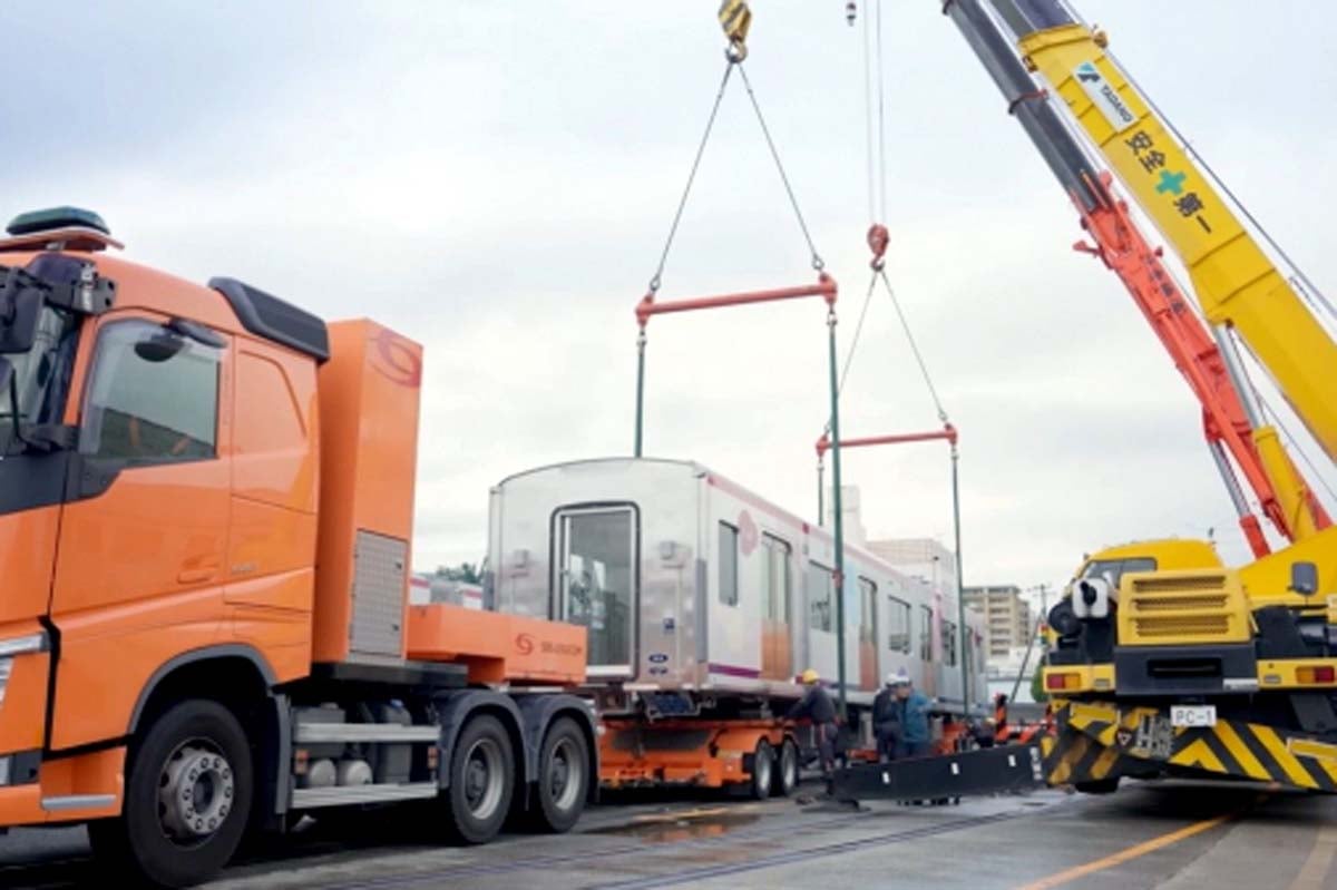 京王電鉄の新型車両輸送を担当（画像：SBSホールディングス）